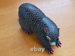 MANUEL JIMENEZ & Sons Vintage Mexican Folk Art wood carving Oaxaca Alebrijes
