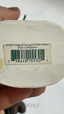 MCF Original Carvings Vintage Eddie Walker nativity scene Hand Carved Folk Art