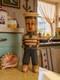 Mcm Carved Wood Painted Sailor Nautical Figure Statue Sculpture