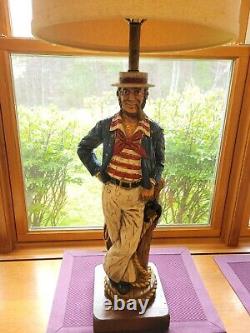 MCM Nautical French Sailor Sea Captain Lamp 1971 Dunning Industries USA Vintage