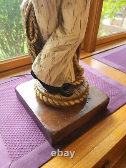 MCM Nautical French Sailor Sea Captain Lamp 1971 Dunning Industries USA Vintage