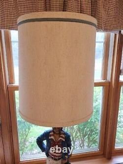 MCM Nautical French Sailor Sea Captain Lamp 1971 Dunning Industries USA Vintage