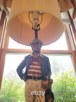 MCM Nautical French Sailor Sea Captain Lamp 1971 Dunning Industries USA Vintage