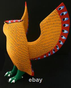 Majestic Owl OAXACAN WOOD CARVING OAXACA ALEBRIJE by Armando Jimenez