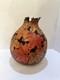Marjorie Lehman Signed Large Gourd, Natural Folk Art Leaves Museum Condition