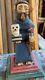 Mexican Folk Art Saint Francis, Santero, Signed, Hand Carved And Painted