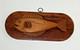 Midcentury Folk Art Lester Baker 1970 Hand Carved Whale Solid Wood Plaque Signed