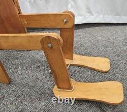 Mid 20th Century Folk Art Life Sized Articulating Wood Man Sculpture