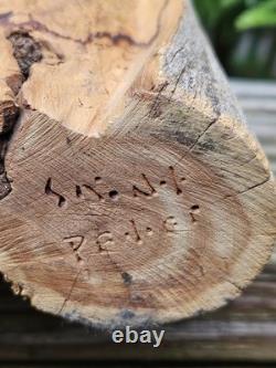 Miguel Salazar Art Hand Carved Wood St. Peter Taos New Mexico Vintage'98 Signed