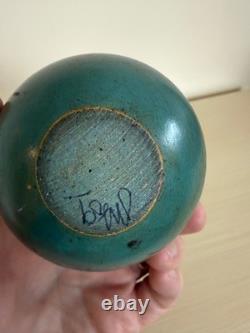Mullanium Jim & Tori Mullan Steampunk Songbird on Wood Ball Rare Folk Art