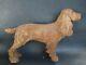 Nice Vintage Dog Old Hand Carved Wood C1900's Folk Art 12-1/2 Long 8-1/2 High