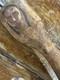 Native American Folk Art Walking Stick Cane Carved Wood Indian Chief American