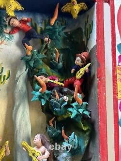 Nicario Jimenez Sculpture Painting Retablo Folk Master Mermaid Musicians Nature