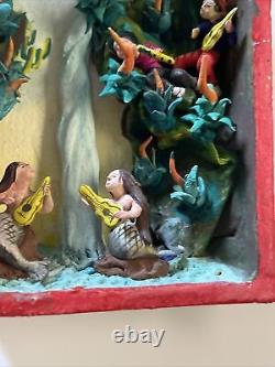 Nicario Jimenez Sculpture Painting Retablo Folk Master Mermaid Musicians Nature