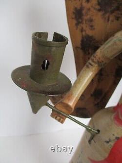Nuremberg Folk Art Angel Wooden Sculpture 16 Antique Repro German Candelabra