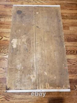 OLD HAND CARVED/PAINTED CHECKERS 1800s BOARD GAME FOLK ART primitive