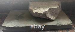 OUTSIDER ART. Stone Sculpture Fisherman Overlooking Ocean READ DESCRIPTION