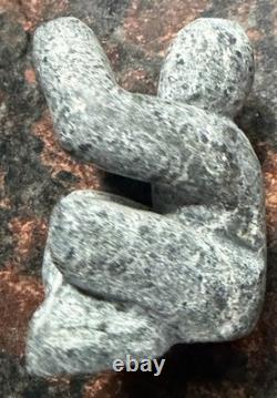 OUTSIDER ART. Stone Sculpture Fisherman Overlooking Ocean READ DESCRIPTION