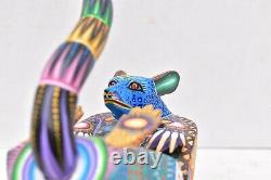 Oaxaca Armadillo Alebrije Wood Carving Mexican Folk Art Reny Fuentes Y Reyna 10