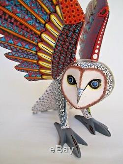 Oaxaca Carvings Alebrije Amazing Owl Mexican Folk Art