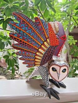 Oaxaca Carvings Alebrije Amazing Owl Mexican Folk Art