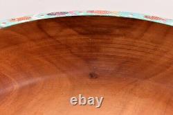 Oaxacan Center Piece Wood Carved Bowl Jacobo and Maria Angeles Folk ARt Mexican