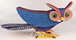 Oaxacan Wood Carving Damian Morales Owl Bird Oaxaca Mexican Folk Art Alebrije