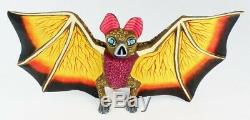 Oaxacan Wood Carving Eleazar Morales Bat Oaxaca Mexican Folk Art Alebrije