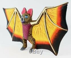 Oaxacan Wood Carving Eleazar Morales Bat Oaxaca Mexican Folk Art Alebrije