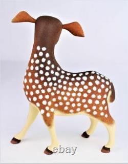 Oaxacan Wood Carving Eleazar Morales Deer Oaxaca Mexican Folk Art Alebrije