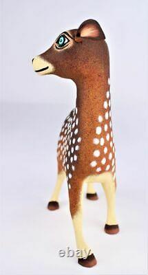 Oaxacan Wood Carving Eleazar Morales Deer Oaxaca Mexican Folk Art Alebrije