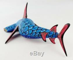 Oaxacan Wood Carving Eleazar Morales Hammerhead Shark Oaxaca Mexican Folk Art