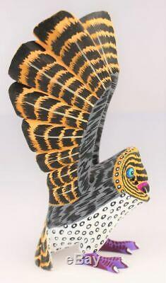 Oaxacan Wood Carving Eleazar Morales Owl Bird Oaxaca Mexican Folk Art Alebrije