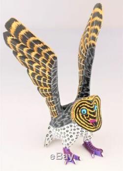 Oaxacan Wood Carving Eleazar Morales Owl Bird Oaxaca Mexican Folk Art Alebrije