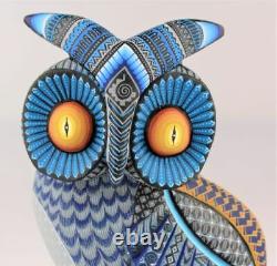 Oaxacan Wood Carving Julia Fuentes Horned Owl Oaxaca Mexican Folk Art Alebrije