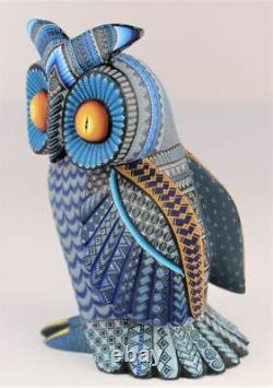 Oaxacan Wood Carving Julia Fuentes Horned Owl Oaxaca Mexican Folk Art Alebrije