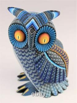 Oaxacan Wood Carving Julia Fuentes Horned Owl Oaxaca Mexican Folk Art Alebrije