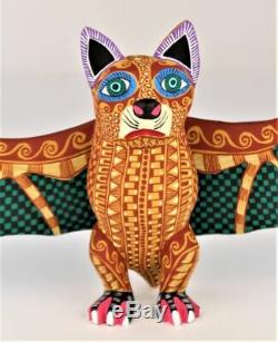 Oaxacan Wood Carving Lauro Ramirez Bat Oaxaca Mexican Folk Art Alebrije Mexico