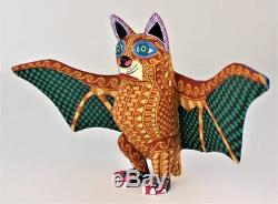 Oaxacan Wood Carving Lauro Ramirez Bat Oaxaca Mexican Folk Art Alebrije Mexico