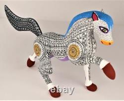 Oaxacan Wood Carving Lauro Ramirez Horse Oaxaca Mexican Folk Art Alebrije Mexico