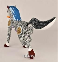 Oaxacan Wood Carving Lauro Ramirez Horse Oaxaca Mexican Folk Art Alebrije Mexico