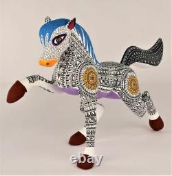 Oaxacan Wood Carving Lauro Ramirez Horse Oaxaca Mexican Folk Art Alebrije Mexico