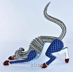 Oaxacan Wood Carving Lauro Ramirez Lg Bony Dog Oaxaca Mexican Folk Art Alebrije