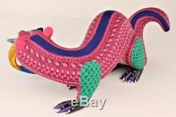 Oaxacan Wood Carving Lauro Ramirez Otter Fish Oaxaca Mexican Folk Art Alebrije