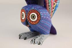 Oaxacan Wood Carving Lauro Ramirez Owl Bird Oaxaca Mexican Folk Art Alebrije