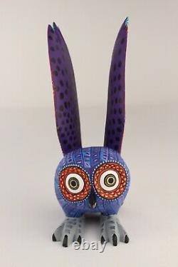 Oaxacan Wood Carving Lauro Ramirez Owl Bird Oaxaca Mexican Folk Art Alebrije