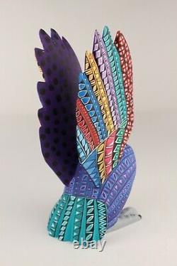 Oaxacan Wood Carving Lauro Ramirez Owl Bird Oaxaca Mexican Folk Art Alebrije