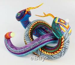 Oaxacan Wood Carving Mario Castellanos Snakes Oaxaca Mexican Folk Art Alebrije