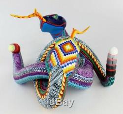 Oaxacan Wood Carving Mario Castellanos Snakes Oaxaca Mexican Folk Art Alebrije