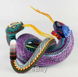 Oaxacan Wood Carving Mario Castellanos Snakes Oaxaca Mexican Folk Art Alebrije